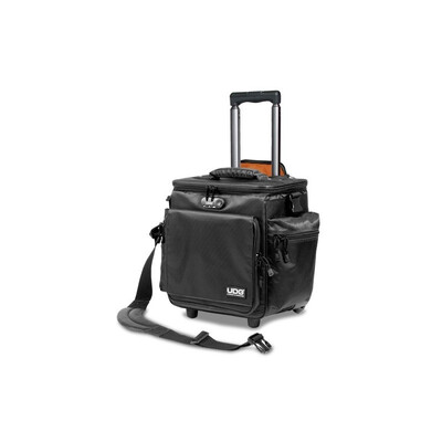 UDG ULTIMATE SLINGBAG TROLLEY DELUXE BLACK/ORANGE MK2 сумка для винилов Изображение