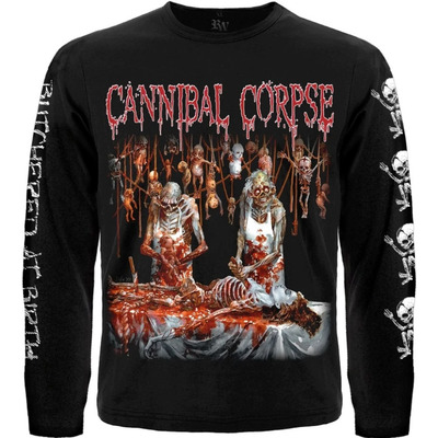 Футболка з довгим рукавом Cannibal Corpse "Butchered at Birth" (album cover) Зображення