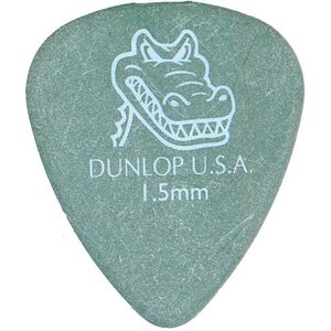 Медіатор Dunlop Gator зелений 1.5 мм (4170) Зображення