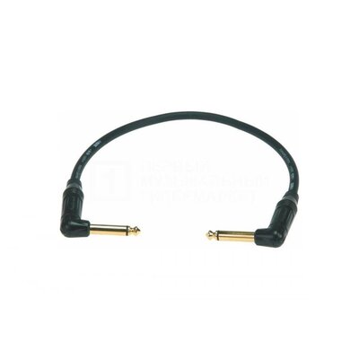 Кабель инструментальный Klotz KIK Pedal Patcher 30 Cm Angled (KIKPA030RR) Изображение