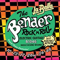 Струны для электрогитары La Bella B1046 Bender Electric Guitar Strings 10-46 Изображение