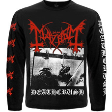 Футболка з довгим рукавом Mayhem "Deathcrush" (з друком на рукавах) Зображення