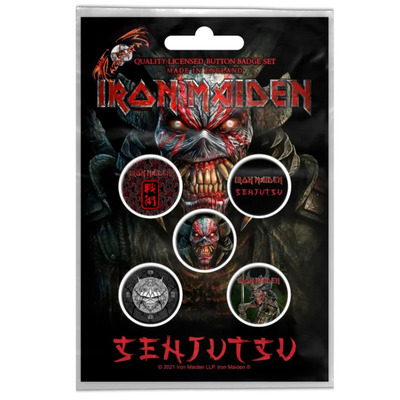 Подарунковий набір значків IRON MAIDEN - SENJUTSU (iol-032) Зображення