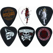 Набір медіаторів Dunlop Lucky 13 Cabinet L13B (432шт) Зображення