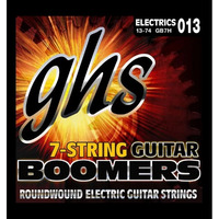 Струни для електрогітар GHS STRINGS BOOMERS GB7H 13-74 Зображення