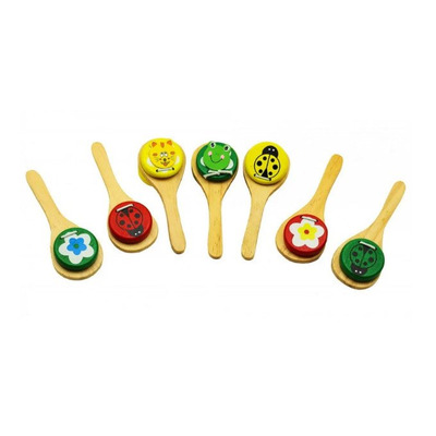 Кастаньєта на ручці Зображення