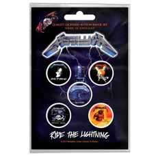 Подарунковий набір значків METALLICA - RIDE THE LIGHTNING (iol-046) Зображення