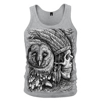 Майка Indian Skull & Owl Изображение
