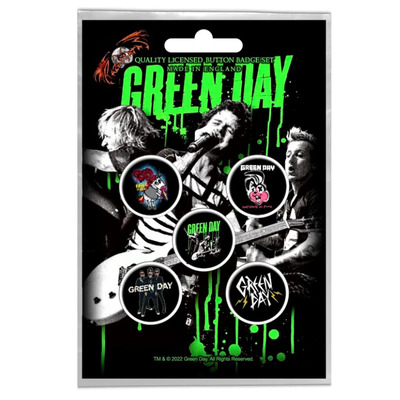 Подарунковий набір значків GREEN DAY - REVOLUTION (iol-025) Зображення