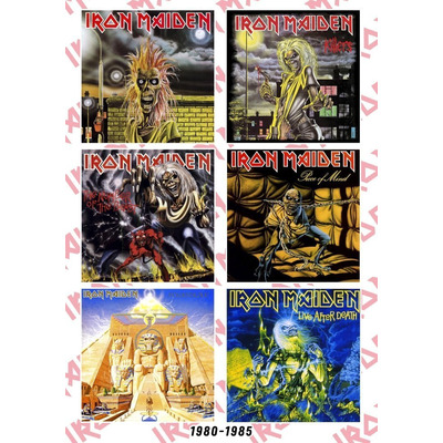 Стикерпак Iron Maiden (album covers 1980-1985) Изображение