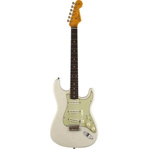 Електрогітара FENDER CUSTOM SHOP LIMITED EDITION '62/'63 STRATOCASTER JOURNEYMAN RELIC RW AGED OLYMPIC WHITE Зображення