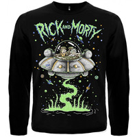 Футболка з довгим рукавом Rick and Morty (space adventure) Зображення