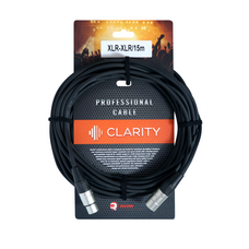 Профессиональный симметричный кабель Clarity XLR-XLR / 15m Изображение