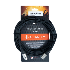 Професійний симетричний кабель Clarity XLR-XLR/15m Зображення
