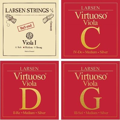 Комплект струн для альта Larsen Virtuoso Medium SB222903 Зображення