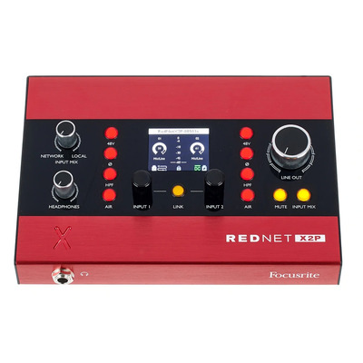 Попередній мікрофонний підсилювач FOCUSRITE RedNet X2P Зображення