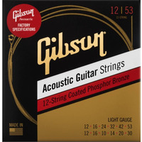 Струни для акустичних гітар GIBSON SAG-PB12L PHOSPHOR BRONZE Зображення