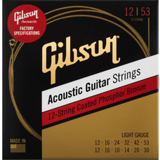 Струны для акустических гитар GIBSON SAG-PB12L PHOSPHOR BRONZE Изображение