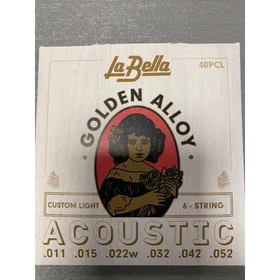 Струны для акустической гитары La Bella 40PCL Изображение
