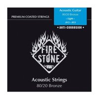 Струны для акустической гитары Fire&Stone Set 80/20 Bronze Light Изображение