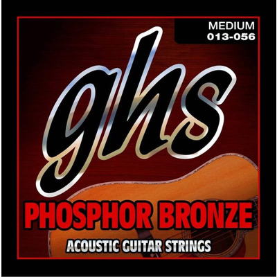 Струны для акустических гитар GHS STRINGS PHOSPHOR BRONZE S335 Изображение