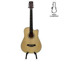 Акустична тревел гітара Alfabeto Traveler (Натуральний) + чохол Зображення