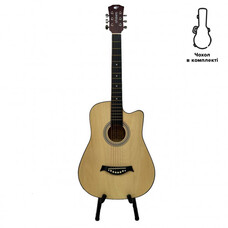 Акустическая тревел гитара Alfabeto Traveler (Натуральный) + чехол Изображение