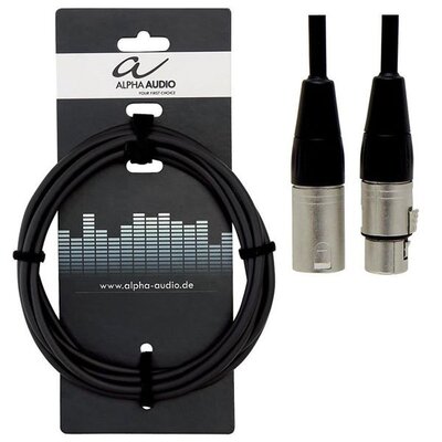 Кабель мікрофонний Alpha Audio Pro Line XLR/XLR (190550) 6 m Зображення