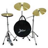 Набір тарілок ZALIZO BRONZ set No.2 (14"HH+16"CRASH+20"(1.0mm) RIDE+BAG) Зображення