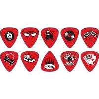 Медіатори у наборі D'Andrea RK351 Medium (Rockabilly) / 72 шт. Зображення