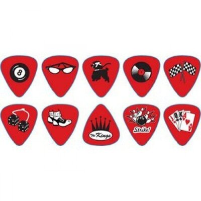 Медіатори у наборі D'Andrea RK351 Medium (Rockabilly) / 72 шт. Зображення