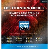Струны для бас-гитары EBS TN-MD 5-strings (45-125) Titanium Nickel Изображение
