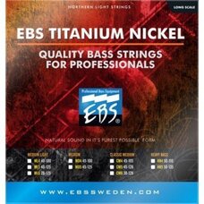 Струны для бас-гитары EBS TN-MD 5-strings (45-125) Titanium Nickel Изображение