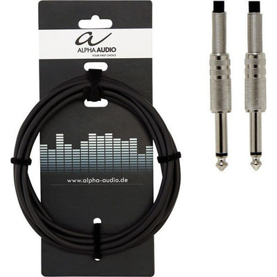 Инструментальный кабель Alpha Audio mono jack x2 (9м) 190010 Изображение