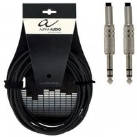 Инструментальный кабель Alpha Audio jack x2 (1.5 м) Изображение