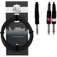 Кабель Alpha Audio stereo jack/ 2 mono jack 6м190110 Изображение