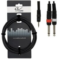 Кабель коммутационный Alpha Audio mini jack/mono jack 3м 190125 Изображение