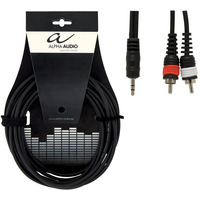 Кабель Alpha Audio mini jack/ 2 RCA 3м 190165 Изображение