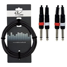 Двойной кабель Alpha Audio 2mono jack/ 2mono jack 6м 190180 Изображение