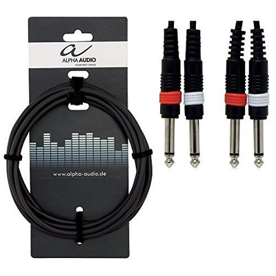 Двойной кабель Alpha Audio 2mono jack/ 2mono jack 6м 190180 Изображение