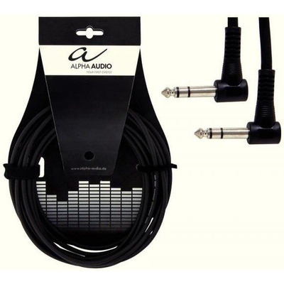Кабель інструментальний Alpha Audio 0,6м 6,3мм angled 190375 Зображення