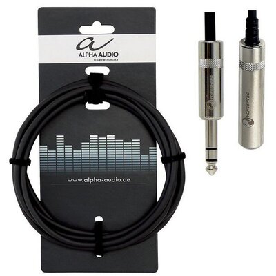 Кабель ушных мониторов Alpha Audio XLR(п)x stereo jack (3м) 6,3 mm 190711 Изображение