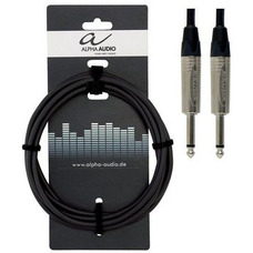 Кабель инструментальный Alpha Audio mono jack x2 6м 190805 Изображение