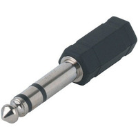 Перехідник Alpha Audio stereo jack 6.3мм/stereo jack 6.3мм 191604 Зображення