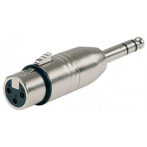Перехідник Alpha Audio stereo jack 6.3мм/XLR (п) 191611 Зображення
