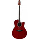 Электроакустическая гитара Applause AB24II-RR Mid Cutaway Ruby Red OV511225 Изображение