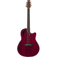 Електроакустична гітара Applause AE44II-RR Mid Cutaway Ruby Red OV513225 Зображення
