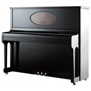 Пианино August Foerster 125 G black bright polished with inlay Изображение