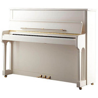 Пианино August Foerster 125 G white bright polished w/b with inlay Изображение