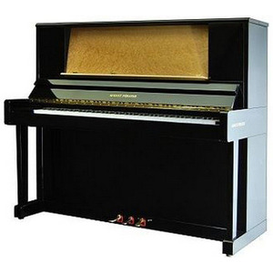 Піаніно August Foerster 134 K black bright polished Зображення